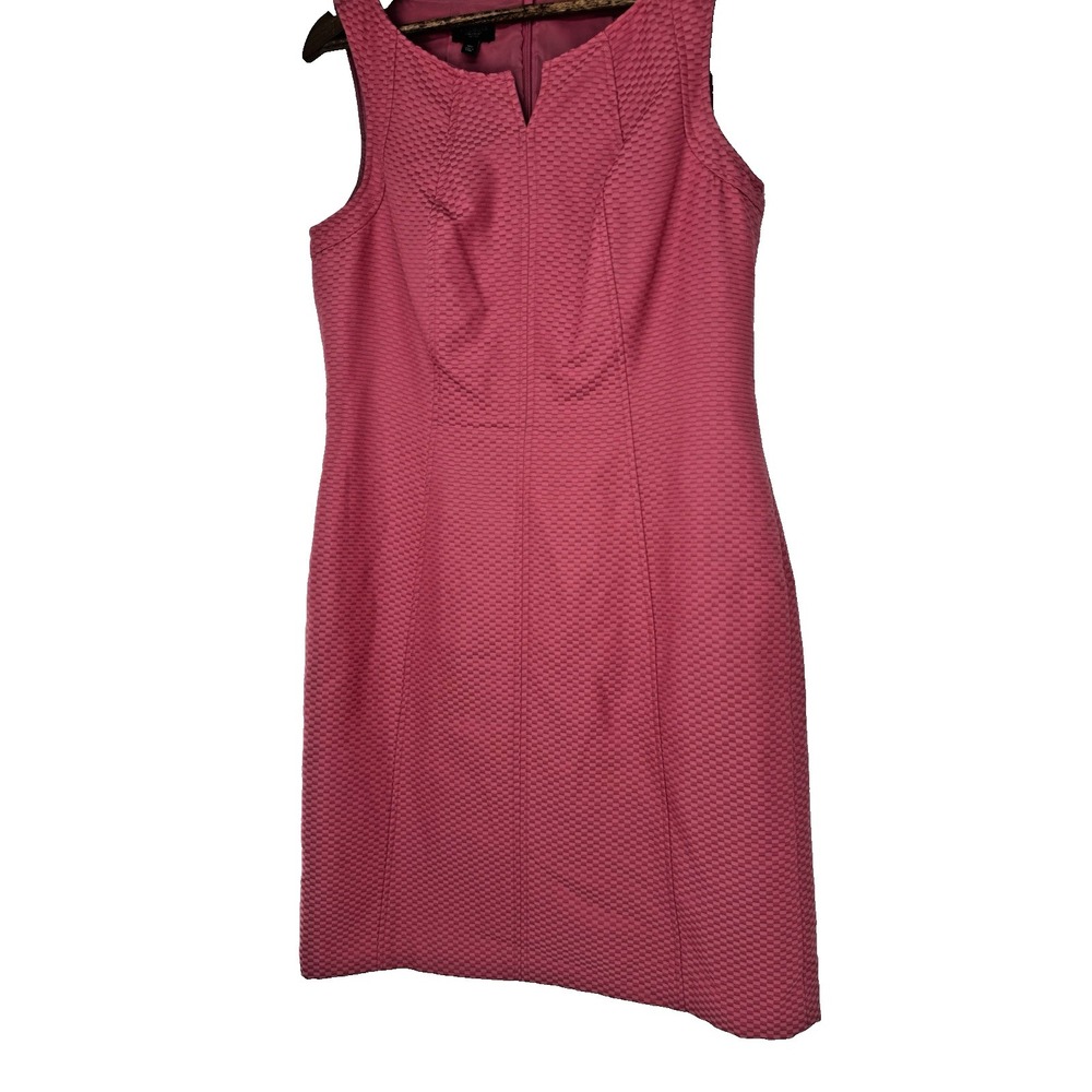 Talbots Sheath Dress 10P Sleeveless Pink Old Money Silk Lined‎ legally blonde